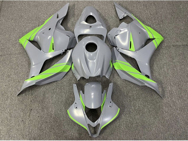2009-2012 Nardo Gray and Green Honda CBR600RR Fairings for Sale