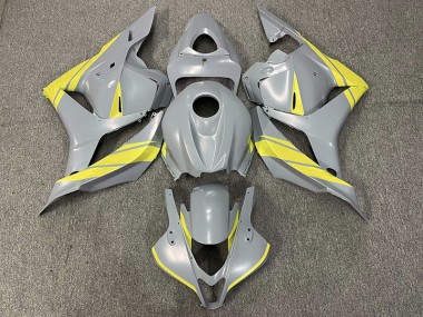 2009-2012 Nardo Gray and Yellow Honda CBR600RR Fairings for Sale