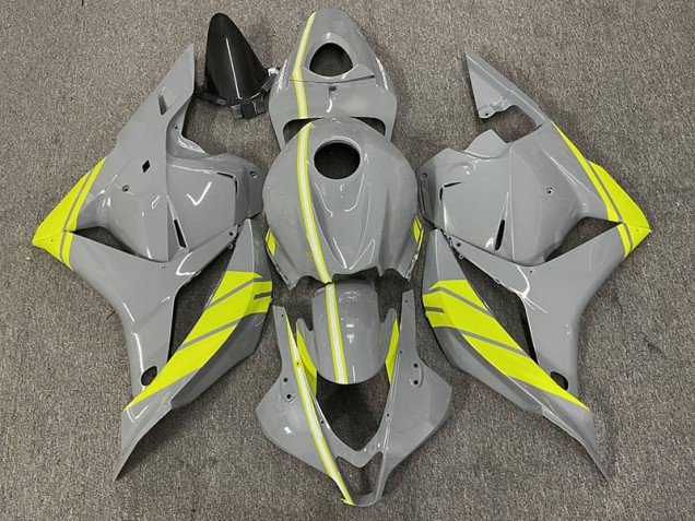 2009-2012 Nardo Grey and High Viz Yellow Honda CBR600RR Fairings for Sale 2009-2012 Nardo Grey and High Viz Yellow Honda CBR600RR Fairings for Sale