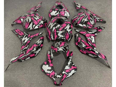 2009-2012 Pink and Silver Camo Honda CBR600RR Fairings for Sale