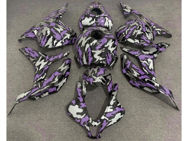 2009-2012 Purple and Silver Camo Honda CBR600RR Fairings for Sale