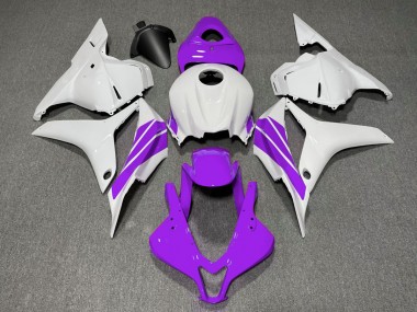 2009-2012 Purple and White Side Stripe Honda CBR600RR Fairings for Sale