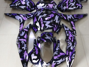 2009-2012 Purple Snow Camo Honda CBR600RR Fairings for Sale