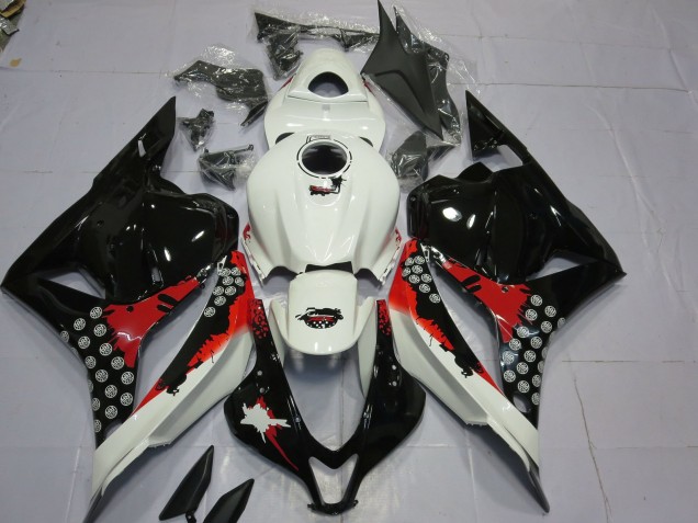 2009-2012 Red and Black Splatter Honda CBR600RR Fairings for Sale 2009-2012 Red and Black Splatter Honda CBR600RR Fairings for Sale
