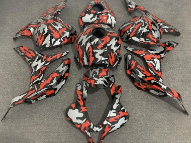 2009-2012 Red Grey Camo Honda CBR600RR Fairings for Sale