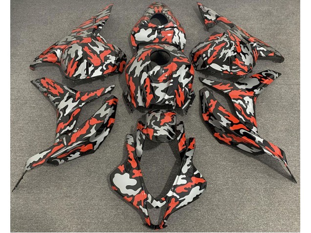 2009-2012 Red Grey Camo Honda CBR600RR Fairings for Sale 2009-2012 Red Grey Camo Honda CBR600RR Fairings for Sale