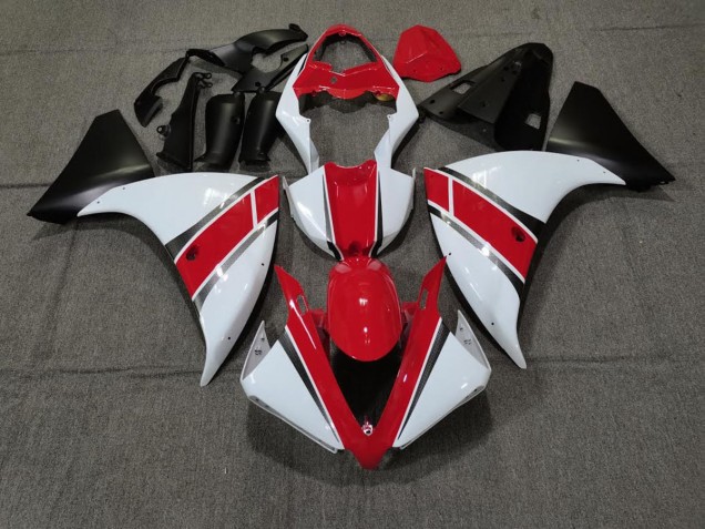 2009-2012 Red White Yamaha R1 Fairings for Sale