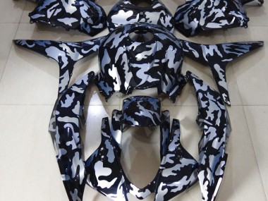 2009-2012 Silver Snow Camo Honda CBR600RR Fairings for Sale