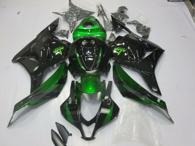 2009-2012 Special Green Gloss Black Honda CBR600RR Fairings for Sale 2009-2012 Special Green Gloss Black Honda CBR600RR Fairings for Sale