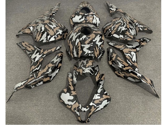 2009-2012 Tan and Silver Camo Honda CBR600RR Fairings for Sale 2009-2012 Tan and Silver Camo Honda CBR600RR Fairings for Sale