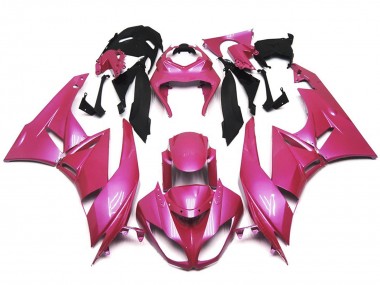 2009-2012 Vibrant Gloss Pink Kawasaki ZX6R Fairings for Sale