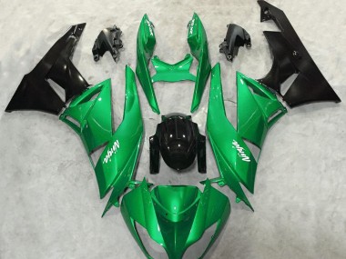 2009-2012 Vibrant Green Gloss Kawasaki ZX6R Fairings for Sale