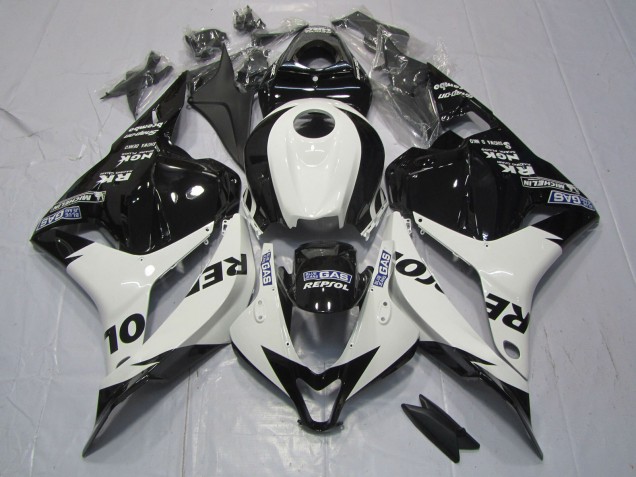 2009-2012 White and Black Repsol Honda CBR600RR Fairings for Sale 2009-2012 White and Black Repsol Honda CBR600RR Fairings for Sale