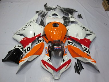 2009-2012 White Repsol Honda CBR600RR Fairings for Sale
