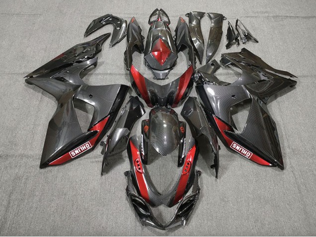2009-2016 Carbon Fiber Red Suzuki GSXR 1000 Fairings for Sale 2009-2016 Carbon Fiber Red Suzuki GSXR 1000 Fairings for Sale