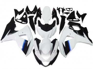 2009-2016 Gloss White and Black with Red logo Suzuki GSXR 1000 Fairings for Sale
