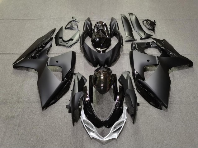 2009-2016 Plain Matte and Gloss Black Suzuki GSXR 1000 Fairings for Sale 2009-2016 Plain Matte and Gloss Black Suzuki GSXR 1000 Fairings for Sale