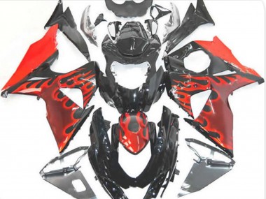 2009-2016 Red Flame Suzuki GSXR 1000 Fairings for Sale