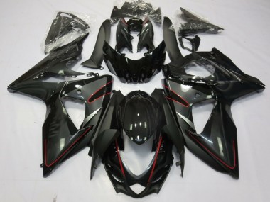 2009-2016 Silver Black and Red Suzuki GSXR 1000 Fairings for Sale
