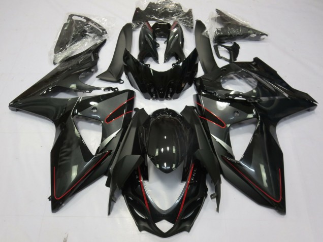2009-2016 Silver Black and Red Suzuki GSXR 1000 Fairings for Sale 2009-2016 Silver Black and Red Suzuki GSXR 1000 Fairings for Sale