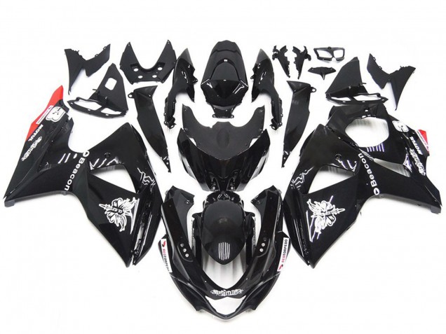 2009-2016 Solid Gloss Black Red style Suzuki GSXR 1000 Fairings for Sale 2009-2016 Solid Gloss Black Red style Suzuki GSXR 1000 Fairings for Sale