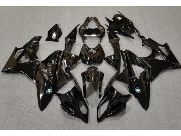 2009-2018 Gloss Black Logo BMW S1000RR Fairings for Sale 2009-2018 Gloss Black Logo BMW S1000RR Fairings for Sale