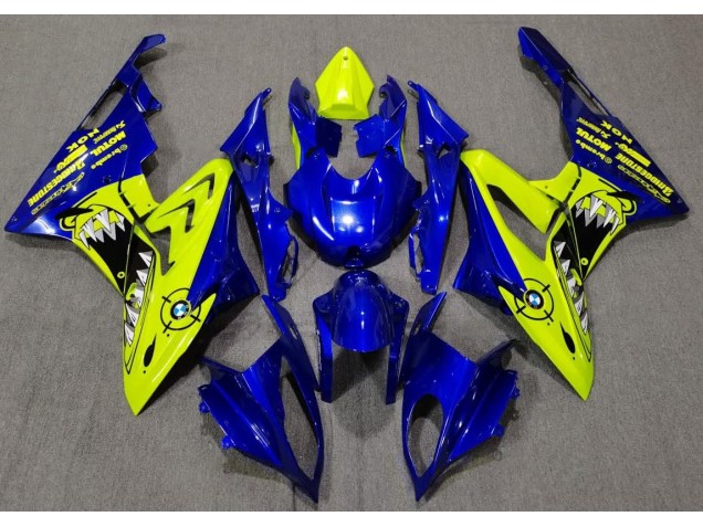 2009-2018 Gloss Blue and Yellow Shark BMW S1000RR Fairings for Sale 2009-2018 Gloss Blue and Yellow Shark BMW S1000RR Fairings for Sale