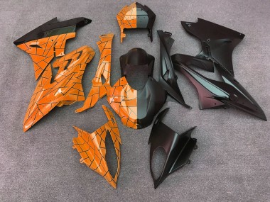 2009-2018 Gloss Orange/Matte Black Split BMW S1000RR Fairings for Sale