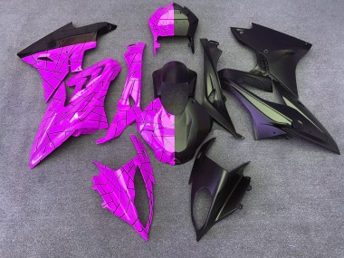 2009-2018 Gloss Pink/Matte Black Split BMW S1000RR Fairings for Sale