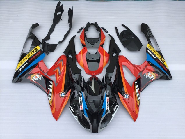 2009-2018 Red Shark Gloss BMW S1000RR Fairings for Sale 2009-2018 Red Shark Gloss BMW S1000RR Fairings for Sale