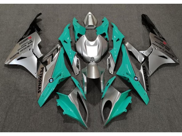 2009-2018 Teal and Silver BMW S1000RR Fairings for Sale 2009-2018 Teal and Silver BMW S1000RR Fairings for Sale