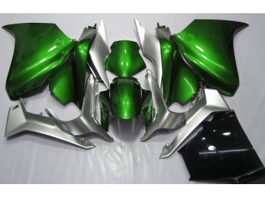 2010-2013 Deep Green and Silver Honda VFR1200 Fairings for Sale