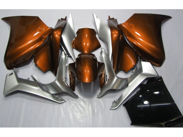 2010-2013 Orange and Silver Honda VFR1200 Fairings for Sale 2010-2013 Orange and Silver Honda VFR1200 Fairings for Sale