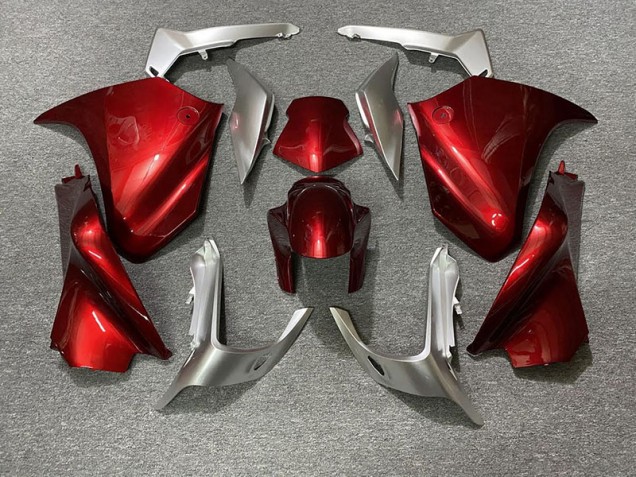 2010-2013 Red and Silver Honda VFR1200 Fairings for Sale 2010-2013 Red and Silver Honda VFR1200 Fairings for Sale