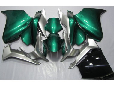 2010-2013 Seafoam Green and Silver Honda VFR1200 Fairings for Sale