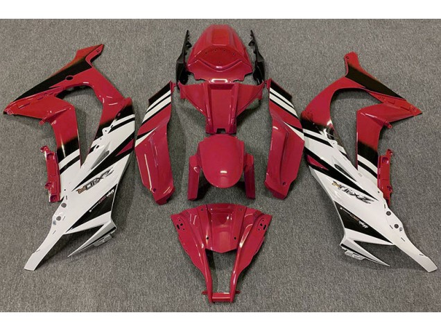 2011-2015 Gloss Red & White Kawasaki ZX10R Fairings for Sale 2011-2015 Gloss Red & White Kawasaki ZX10R Fairings for Sale