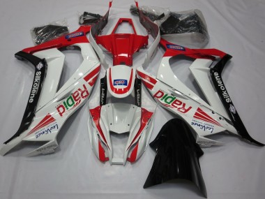 2011-2015 Red White Black Ra Kawasaki ZX10R Fairings for Sale