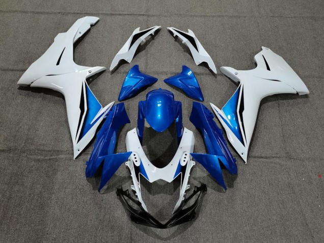 2011-2020 Blue and White Suzuki GSXR 600-750 Fairings for Sale 2011-2020 Blue and White Suzuki GSXR 600-750 Fairings for Sale