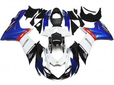 2011-2020 Custom Logos with Blue and Red Suzuki GSXR 600-750 Fairings for Sale