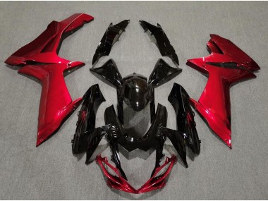 2011-2020 Gloss Black and Lava Red Suzuki GSXR 600-750 Fairings for Sale