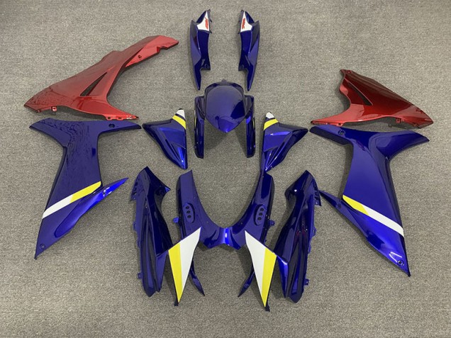 2011-2020 Gloss Blue and Red Suzuki GSXR 600-750 Fairings for Sale 2011-2020 Gloss Blue and Red Suzuki GSXR 600-750 Fairings for Sale