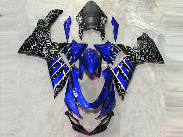 2011-2020 Gloss Blue Spider Suzuki GSXR 600-750 Fairings for Sale 2011-2020 Gloss Blue Spider Suzuki GSXR 600-750 Fairings for Sale