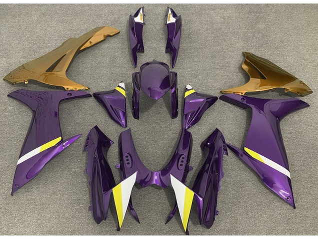 2011-2020 Gloss Purple and Gold Suzuki GSXR 600-750 Fairings for Sale 2011-2020 Gloss Purple and Gold Suzuki GSXR 600-750 Fairings for Sale