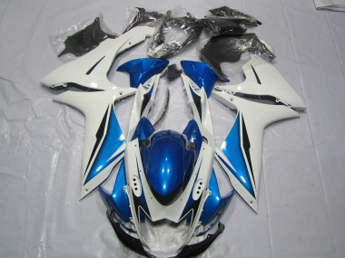2011-2020 Light Blue and White Suzuki GSXR 600-750 Fairings for Sale