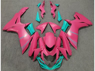 2011-2020 Matte Hot Pink and Teal Suzuki GSXR 600-750 Fairings for Sale