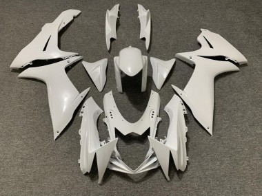 2011-2020 Pearl White Suzuki GSXR 600-750 Fairings for Sale