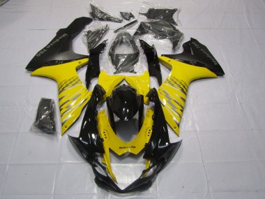 2011-2020 Yellow Matte Black Suzuki GSXR 600-750 Fairings for Sale