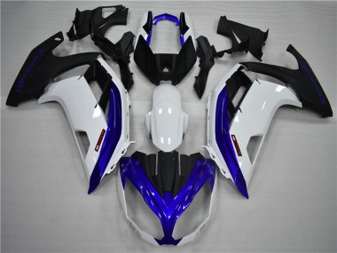 2012-2016 Blue and White Kawasaki Ninja 650R Fairings for Sale