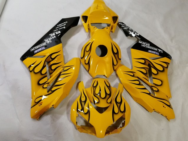 2012-2016 Custom Yellow Flame Honda CBR1000RR Fairings for Sale 2012-2016 Custom Yellow Flame Honda CBR1000RR Fairings for Sale