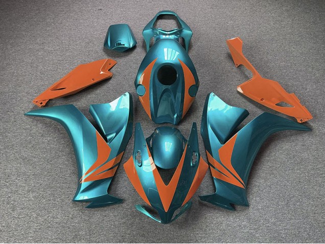 2012-2016 Gloss Cyan and Orange Honda CBR1000RR Fairings for Sale 2012-2016 Gloss Cyan and Orange Honda CBR1000RR Fairings for Sale